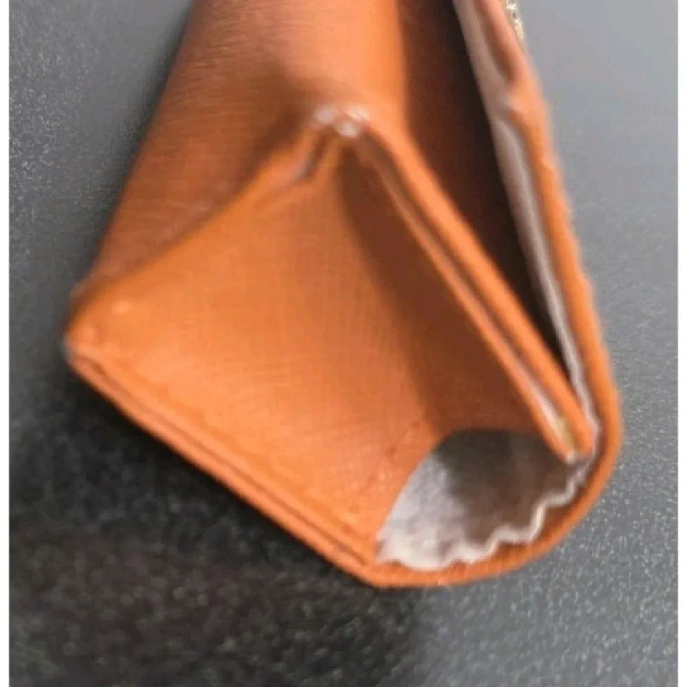 TORY BURCH ORANGE SMALL AUTHENTIC EYEGLASSES CASE EUC‎